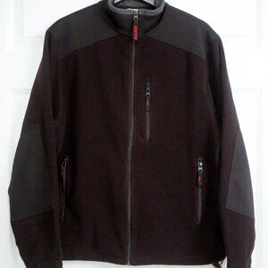 Old Navy 94 Athletic Zip Up Fleece - Black - M